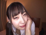 Sweet Tokyo girl Mitani Akari enjoys getting banged in pov
