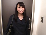 Clothed Japanese sucks dick at the office 