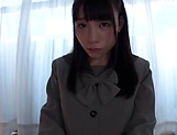 Shy looking Japanese girl fucks on cam for the first time 
