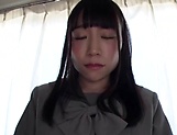 Shy looking Japanese girl fucks on cam for the first time  picture 12