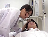 Japanese nurse goes intimate with a horny patient 