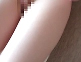 Sweet Japanese nymph with small tits takes a pecker in mouth picture 27
