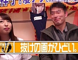 Kinky milf in a school uniform Akiyama Shouko fucks a random guy
