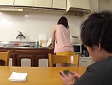 Hot Japanese babe gets her hands on a generous penis  picture 15