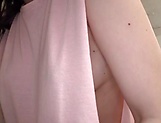Hot Japanese woman with a shaved pussy gets pussy creampied