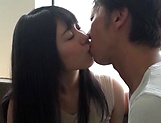 Eye-catching Japanese cougar with big tits her nailed in the bedroom