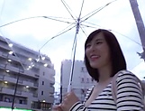 Married Japanese chick rides a big pecker and gets creampied
