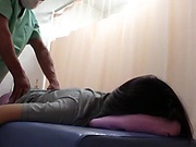 amateur hardcore sex on the massage table for a hot milf