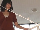 Very pretty Japanese woman cuckolds her old hubby picture 14