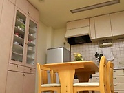 Sakuragi Junko gets fucked in the kitchen 
