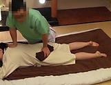 Mature Japanese woman gets touched and fucked by masseur picture 14