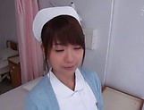 Cheerful Japanese nurse cannot get enough of a big cock