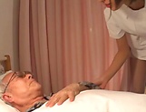 Japanese nurse tries to cure patient with pussy