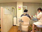 Kinky Japanese nurse Kiritani Nao giving a sexual therapy