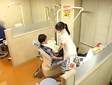 Kinky Japanese nurse Kiritani Nao giving a sexual therapy picture 20