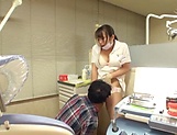 Kinky Japanese nurse Kiritani Nao giving a sexual therapy picture 80