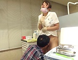 Kinky Japanese nurse Kiritani Nao giving a sexual therapy picture 82