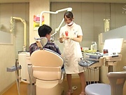 Amazing Tokyo doctor Kiritani Nao fucks with her patient
