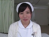 Cock craving Japanese nurse having a lot of fun with her patient picture 196