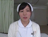 Cock craving Japanese nurse having a lot of fun with her patient picture 197