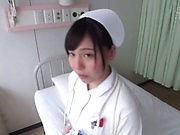 Japanese nurse deals the dick like a goddess