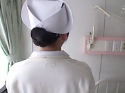 Japanese nurse deals the dick like a goddess