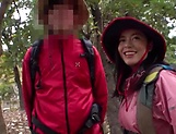 Camping trip makes this horny woman to crave for sex 