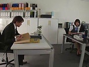 Harusaki Ryou had hardcore sex at work