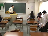 Tokyo schoolgirl takes her boyfriend's cock in mouth and gives a ride picture 15