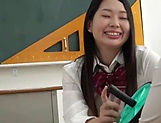 Schoolgirl likes to be fucked in class and jizzed on ass
