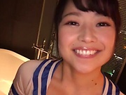 Hot-assed Japanese schoolgirl Miyazawa Chiharu banged from behind