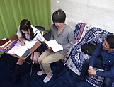 Japanese teen riding a cock instead of doing her homework picture 11
