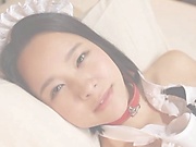 Hatsuno Fumika is a stunning teen maid