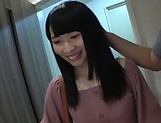 Tokyo teen with a shaved pussy learns to suck and to ride a cock