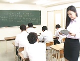 Seductive teacher really likes to fuck picture 10